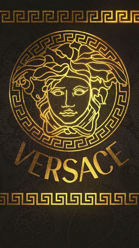 sfondo versace iphone|versace logo wallpaper 4k.